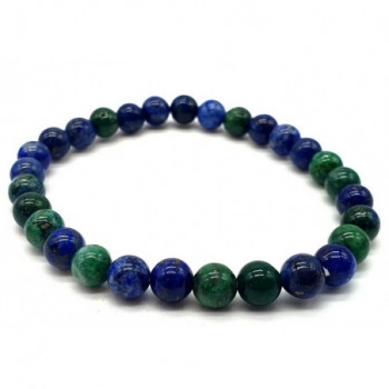 Bracelet Azurite perles 6mm