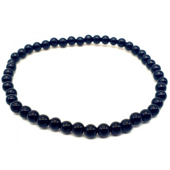 Bracelet Onyx Noir perles 4mm