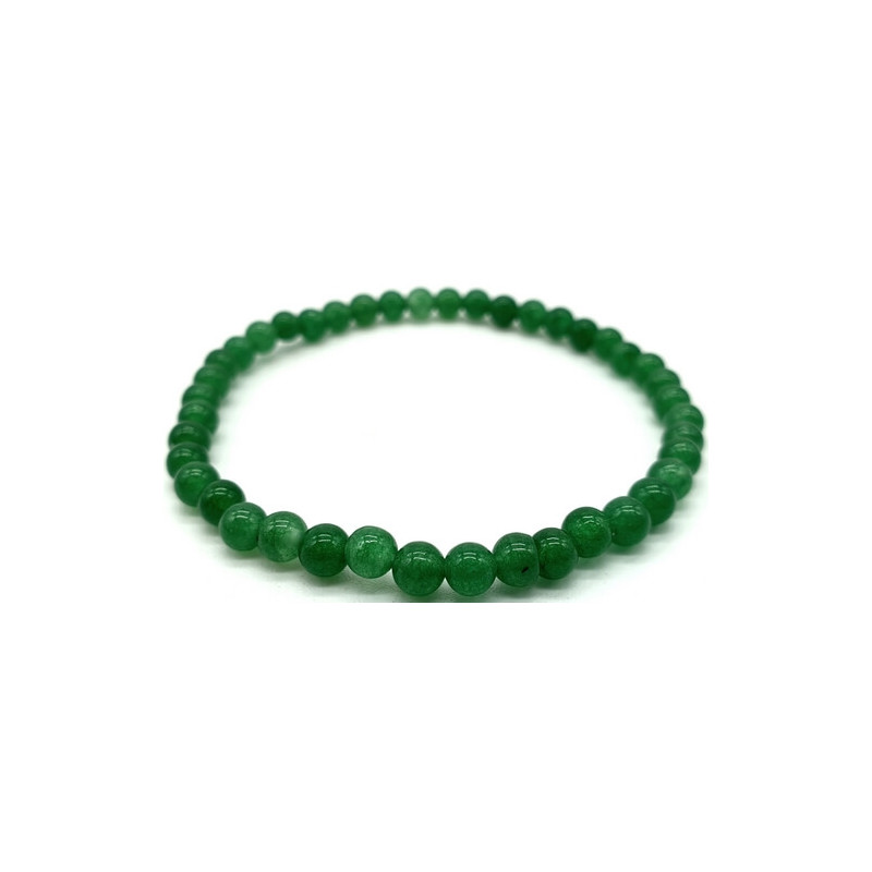 Bracelet Aventurine Verte perles 4mm